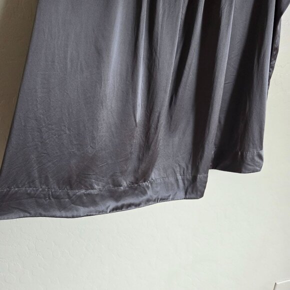 J.Jill 100% Silk Pleated Ruffled Sleeveless Blouse Top Grey/Silver Size 2X Plus - Picture 4 of 10